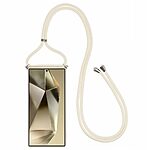 Θήκη Samsung Galaxy S25 Ultra 5G OEM Soft Silicone Sockproof πλάτη με κορδόνι από αντικραδασμικό TPU λευκό - Image 2