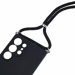 Θήκη Samsung Galaxy S25 Ultra 5G OEM Soft Silicone Sockproof πλάτη με κορδόνι από αντικραδασμικό TPU μαύρο - Image 4