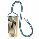 Θήκη Samsung Galaxy S25 Ultra 5G OEM Soft Silicone Sockproof πλάτη με κορδόνι από αντικραδασμικό TPU πράσινο σκούρο - Image 2