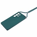 Θήκη Samsung Galaxy S25 Ultra 5G OEM Soft Silicone Sockproof πλάτη με κορδόνι από αντικραδασμικό TPU πράσινο σκούρο - Image 3