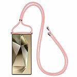 Θήκη Samsung Galaxy S25 Ultra 5G OEM Soft Silicone Sockproof πλάτη με κορδόνι από αντικραδασμικό TPU ροζ - Image 2