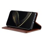 Θήκη Xiaomi Poco X7 Pro 5G AZNS Litchi Retro V4 Texture Leather με βάση στήριξης, υποδοχές καρτών και μαγνητικό κούμπωμα καφέ - Image 3