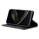 Θήκη Xiaomi Poco X7 Pro 5G AZNS Litchi Retro V4 Texture Leather με βάση στήριξης, υποδοχές καρτών και μαγνητικό κούμπωμα μαύρο - Image 3