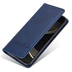 Θήκη Xiaomi Poco X7 Pro 5G AZNS Litchi Retro V4 Texture Leather με βάση στήριξης, υποδοχές καρτών και μαγνητικό κούμπωμα μπλε - Image 5