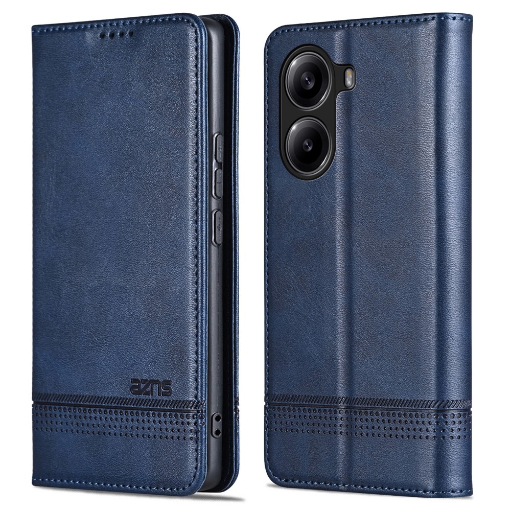 Θήκη Xiaomi Poco X7 Pro 5G AZNS Litchi Retro V4 Texture Leather με βάση στήριξης Θήκη Xiaomi Poco X7 Pro 5G AZNS Litchi Retro V4 Texture Leather με βάση στήριξης