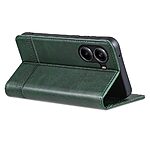 Θήκη Xiaomi Poco X7 Pro 5G AZNS Litchi Retro V4 Texture Leather με βάση στήριξης, υποδοχές καρτών και μαγνητικό κούμπωμα πράσινο - Image 4