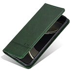 Θήκη Xiaomi Poco X7 Pro 5G AZNS Litchi Retro V4 Texture Leather με βάση στήριξης, υποδοχές καρτών και μαγνητικό κούμπωμα πράσινο - Image 5