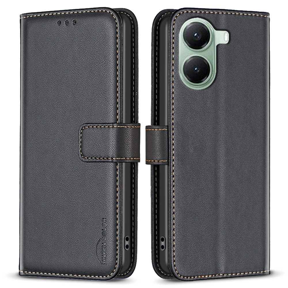 Θήκη Xiaomi Poco X7 Pro 5G BINFEN COLOR Leather Wallet series 12 με βάση στήριξης Θήκη Xiaomi Poco X7 Pro 5G BINFEN COLOR Leather Wallet series 12 με βάση στήριξης