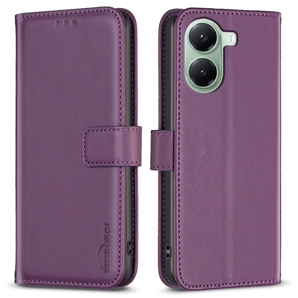 Θήκη Xiaomi Poco X7 Pro 5G BINFEN COLOR Leather Wallet series 12 με βάση στήριξης Θήκη Xiaomi Poco X7 Pro 5G BINFEN COLOR Leather Wallet series 12 με βάση στήριξης