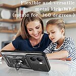 Θήκη Xiaomi Poco X7 Pro 5G Mad Mask Camshield Armor Guard Πλάτη με προστασία για την κάμερα, Kickstand και Βάση στήριξης από σκλήρό Premium TPU κόκκινο - Image 4