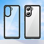 Θήκη Xiaomi Poco X7 Pro 5G Mad Mask Hybrid Sockproof Transparent πλάτη από αντικραδασμικό TPU μαύρο - Image 2