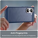 Θήκη Xiaomi Poco X7 Pro 5G Mad Mask Brushed TPU Carbon Πλάτη μπλε σκούρο - Image 5