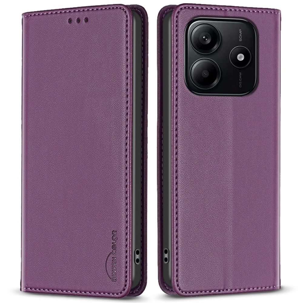 Θήκη Xiaomi Redmi Note 14 4G BINFEN COLOR Leather Wallet series 9 με βάση στήριξης Θήκη Xiaomi Redmi Note 14 4G BINFEN COLOR Leather Wallet series 9 με βάση στήριξης