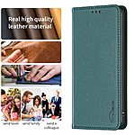 Θήκη Xiaomi Redmi Note 14 4G BINFEN COLOR Leather Wallet series 9 με βάση στήριξης, υποδοχές καρτών και μαγνητικό κούμπωμα πράσινο - Image 5