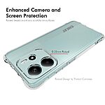 Θήκη Xiaomi Redmi Note 14 4G ENKAY Silicone Sockproof Anti-Slip Transparent Πλάτη TPU - Image 3