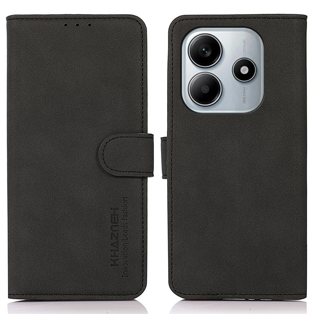 Θήκη Xiaomi Redmi Note 14 4G KHAZNEH Litchi Skin Texture Leather με βάση στήριξης Θήκη Xiaomi Redmi Note 14 4G KHAZNEH Litchi Skin Texture Leather με βάση στήριξης