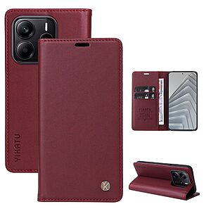 Θήκη Xiaomi Redmi Note 14 4G YIKATU Folio Series με βάση στήριξης