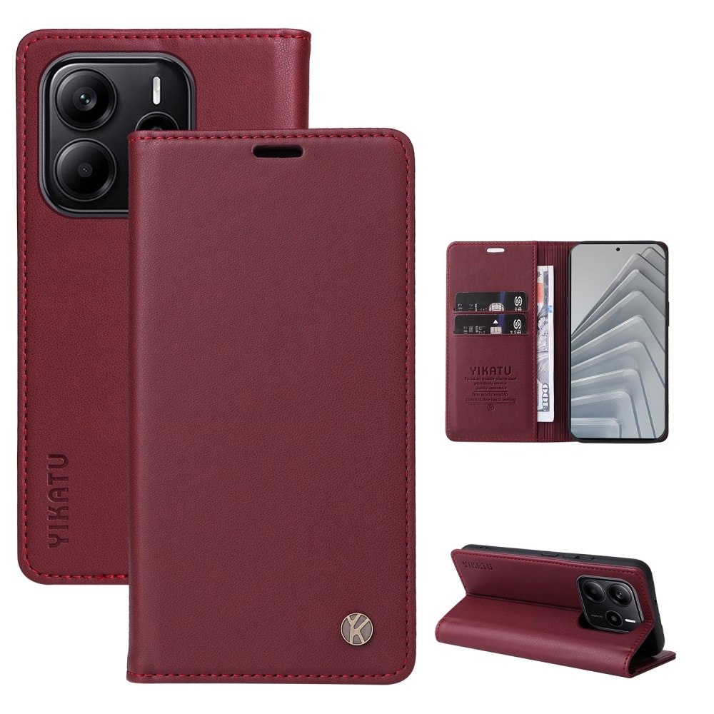 Θήκη Xiaomi Redmi Note 14 4G YIKATU Folio Series με βάση στήριξης Θήκη Xiaomi Redmi Note 14 4G YIKATU Folio Series με βάση στήριξης