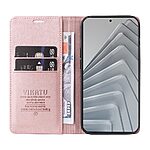 Θήκη Xiaomi Redmi Note 14 4G YIKATU Folio Series με βάση στήριξης, υποδοχή καρτών και μαγνητικό κούμπωμα Flip Wallet από συνθετικό δέρμα και TPU ροζ χρυσό - Image 5