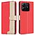 Θήκη Xiaomi Redmi Note 14 5G BINFEN COLOR Leather Wallet Double Stitching Lines series 13 με βάση στήριξης