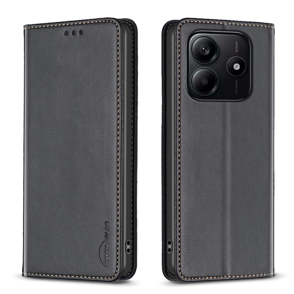 Θήκη Xiaomi Redmi Note 14 5G BINFEN COLOR Leather Wallet series 9 με βάση στήριξης Θήκη Xiaomi Redmi Note 14 5G BINFEN COLOR Leather Wallet series 9 με βάση στήριξης