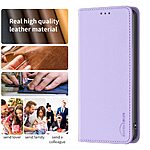 Θήκη Xiaomi Redmi Note 14 5G BINFEN COLOR Leather Wallet series 9 με βάση στήριξης, υποδοχές καρτών και μαγνητικό κούμπωμα μωβ - Image 5