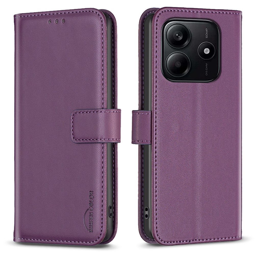Θήκη Xiaomi Redmi Note 14 5G BINFEN COLOR Leather Wallet series 12 με βάση στήριξης Θήκη Xiaomi Redmi Note 14 5G BINFEN COLOR Leather Wallet series 12 με βάση στήριξης