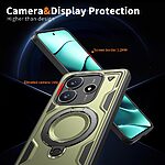 Θήκη Xiaomi Redmi Note 14 5G Mad Mask Πλάτη Military Protection με Μαγνητικό δαχτυλίδι ,συμβατό με ασύρματη φόρτιση Magsafe και Βάση στήριξης TPU λαδί - Image 5