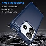 Θήκη Xiaomi Redmi Note 14 5G Mad Mask Brushed TPU Carbon Πλάτη μπλε - Image 4