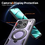 Θήκη Xiaomi Redmi Note 14 5G Mad Mask Πλάτη Military Protection με Μαγνητικό δαχτυλίδι ,συμβατό με ασύρματη φόρτιση Magsafe και Βάση στήριξης TPU μωβ - Image 5