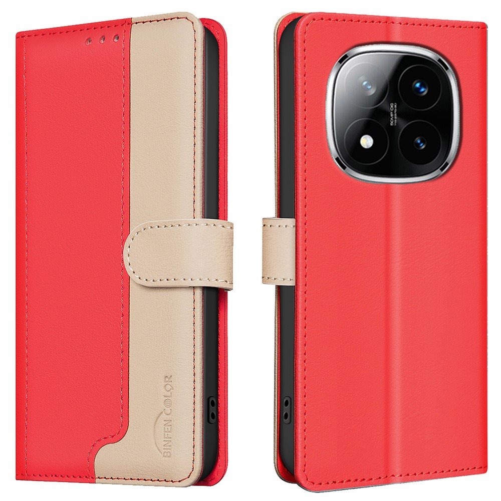 Θήκη Xiaomi Redmi Note 14 Pro 4G BINFEN COLOR Leather Wallet Double Stitching Lines series 13 με βάση στήριξης Θήκη Xiaomi Redmi Note 14 Pro 4G BINFEN COLOR Leather Wallet Double Stitching Lines series 13 με βάση στήριξης