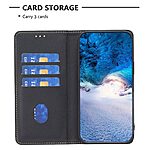Θήκη Xiaomi Redmi Note 14 Pro 4G BINFEN COLOR Leather Wallet series 9 με βάση στήριξης, υποδοχές καρτών και μαγνητικό κούμπωμα μαύρο - Image 3