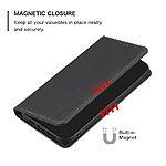 Θήκη Xiaomi Redmi Note 14 Pro 4G BINFEN COLOR Leather Wallet series 9 με βάση στήριξης, υποδοχές καρτών και μαγνητικό κούμπωμα μαύρο - Image 4
