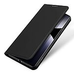 Θήκη Xiaomi Redmi Note 14 Pro 4G DUX DUCIS Skin Pro Series με βάση στήριξης, υποδοχή καρτών και μαγνητικό κούμπωμα Flip Wallet από συνθετικό δέρμα και TPU μαύρο - Image 4