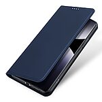 Θήκη Xiaomi Redmi Note 14 Pro 4G DUX DUCIS Skin Pro Series με βάση στήριξης, υποδοχή καρτών και μαγνητικό κούμπωμα Flip Wallet από συνθετικό δέρμα και TPU μπλε - Image 4