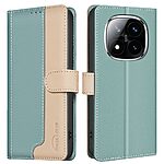 Θήκη Xiaomi Redmi Note 14 Pro 5G / Poco X7 5G BINFEN COLOR Leather Wallet Double Stitching Lines series 13 με βάση στήριξης