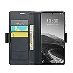 Θήκη Xiaomi Redmi Note 14 Pro 5G / Poco X7 5G CASEME 023 Series Πορτοφόλι με βάση στήριξης, υποδοχές καρτών και μαγνητικό κούμπωμα από συνθετικό δέρμα και TPU μαύρο - Image 3