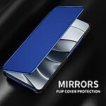 Θήκη Xiaomi Redmi Note 14 Pro 5G / Poco X7 5G OEM Mirror Surface View New Edition Stand Case Cover Flip Window μαύρο - Image 5