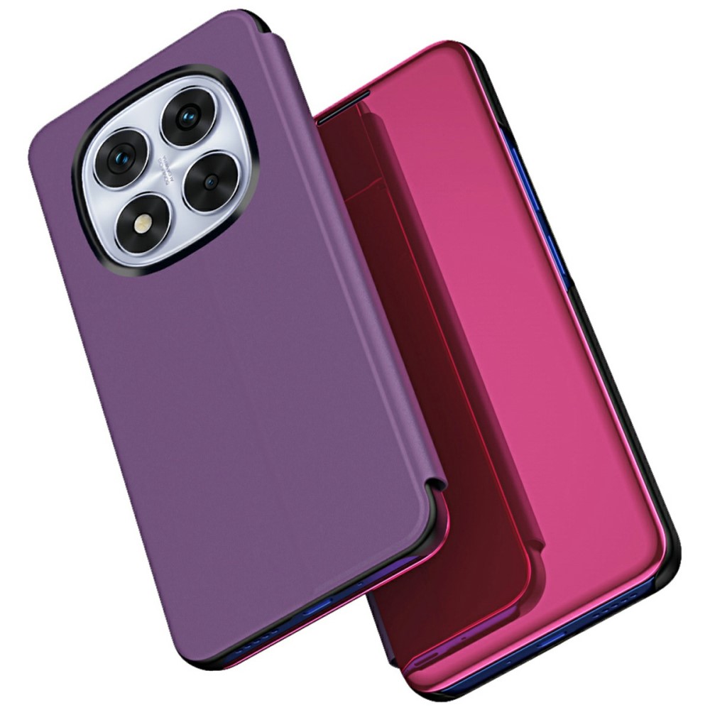 Θήκη Xiaomi Redmi Note 14 Pro 5G / Poco X7 5G OEM Mirror Surface View New Edition Stand Case Cover Flip Window μωβ Θήκη Xiaomi Redmi Note 14 Pro 5G / Poco X7 5G OEM Mirror Surface View New Edition Stand Case Cover Flip Window μωβ