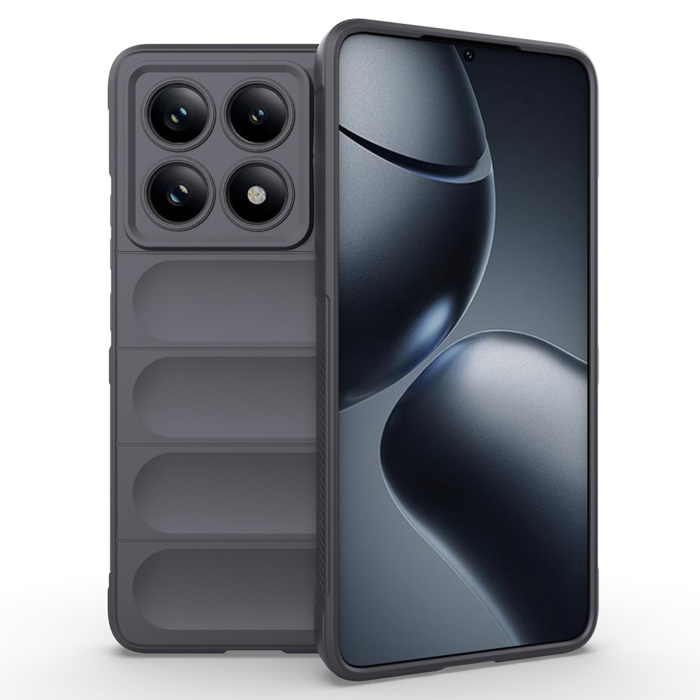 Θήκη Xiaomi Redmi Note 14 Pro 5G / Poco X7 5G Mad Mask Rugged Armor από σκληρό Premium TPU γκρι σκούρο Θήκη Xiaomi Redmi Note 14 Pro 5G / Poco X7 5G Mad Mask Rugged Armor από σκληρό Premium TPU γκρι σκούρο