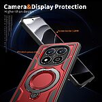 Θήκη Xiaomi Redmi Note 14 Pro 5G / Poco X7 5G Mad Mask Πλάτη Military Protection με Μαγνητικό δαχτυλίδι ,συμβατό με ασύρματη φόρτιση Magsafe και Βάση στήριξης TPU κόκκινο - Image 5