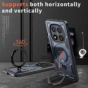 συμβατό με ασύρματη φόρτιση Magsafe και Βάση στήριξης TPU μπλε