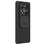 Θήκη Xiaomi Redmi Note 14 Pro 5G / Poco X7 5G NiLLkin Camshield Texture Pro Series Πλάτη με προστασία για την κάμερα από σκλήρό Premium TPU μαύρο