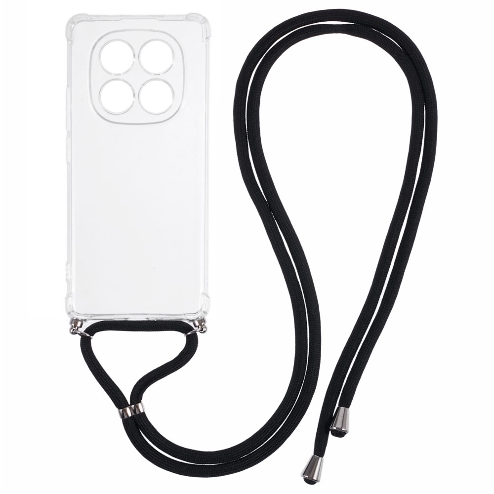 Θήκη Xiaomi Redmi Note 14 Pro 5G / Poco X7 5G OEM Silicone Sockproof Transparent πλάτη με κορδόνι από αντικραδασμικό TPU Θήκη Xiaomi Redmi Note 14 Pro 5G / Poco X7 5G OEM Silicone Sockproof Transparent πλάτη με κορδόνι από αντικραδασμικό TPU