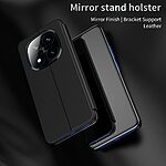 Θήκη Xiaomi Redmi Note 14 Pro Plus 5G OEM Mirror Surface View New Edition Stand Case Cover Flip Window ασημί - Image 2