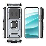 Θήκη Xiaomi Redmi Note 14 Pro Plus 5G Mad Mask Camshield Armor Guard v4 Πλάτη με προστασία για την κάμερα, Kickstand και Βάση στήριξης από σκλήρό Premium TPU γκρι - Image 5