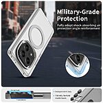 Θήκη Xiaomi Redmi Note 14 Pro Plus 5G Mad Mask Magnetic Candy Series Matte Hybrid συμβατό με MagSafe φορτιστή Transparent Πλάτη TPU λευκό - Image 3