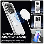 Θήκη Xiaomi Redmi Note 14 Pro Plus 5G Mad Mask Magnetic Candy Series Matte Hybrid συμβατό με MagSafe φορτιστή Transparent Πλάτη TPU λευκό - Image 4