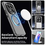 Θήκη Xiaomi Redmi Note 14 Pro Plus 5G Mad Mask Magnetic Candy Series Matte Hybrid συμβατό με MagSafe φορτιστή Transparent Πλάτη TPU μαύρο - Image 4