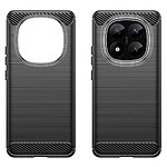 Θήκη Xiaomi Redmi Note 14 Pro Plus 5G Mad Mask Brushed TPU Carbon Πλάτη μαύρο - Image 2